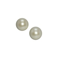 Carolee 12mm Pearl Stud Earring (White)