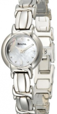 Bulova Women's 96L90 Mother of Pearl Bracelet Watch