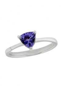 Effy Jewlery Sterling Silver Tanzanite Ring, .81 TCW Ring size 7