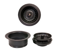 Premier Copper Products DC-1ORB Drain Combination Package for Double Bowl Kitchen Sinks, Oil Rubbed Bronze