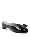 Stuart Weitzman Slides - Candy Bow Patent