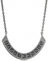 Rebecca Minkoff Flipped Jet Cubic Zirconia & Pave Bib Necklace