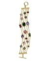 Talk about arm candy. This Lauren Ralph Lauren bracelet is packed with radiant multi-colored stones and crystal details. Accessorize it with your other favorite bangles for a eye-catching style.