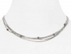 Michael Kors Pave Multi Strand Crystal Brilliance Necklace, 18L Silver