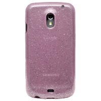 Diztronic Light Pink GlitterFlex TPU Case (Rev. 3) & Screen Protector for Samsung Galaxy Nexus (SCH-i515 / GT-i9250 / SPH-L700) - Retail Packaging