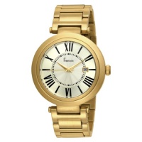 Freelook Unisex HA1134GM-3 Cortina Roman Numeral Matte Gold  Watch