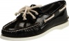 Sperry Top Sider A/O 2 Eye Womens Size 8 Black Black Patent Leather Boat Shoes