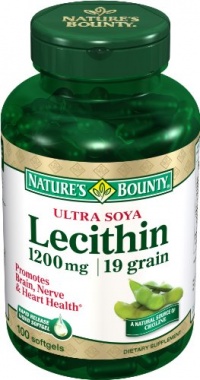 Nature's Bounty Ultra Soya Lecithin, 1200mg, 100 Softgels (Pack of 4)