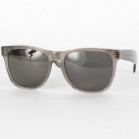 Super Sunglasses - Basic Wayfarer Sunglasses In Deep Black Trans