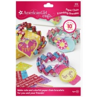 American Girl Crafts Paper Chain Friendship Bracelet Kit