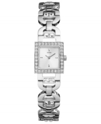 As charming as your favorite bracelet, this timepiece from GUESS glams up your daily look.