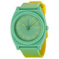 Nixon The Time Teller Green Dial Green Silicone Unisex Watch A1191385