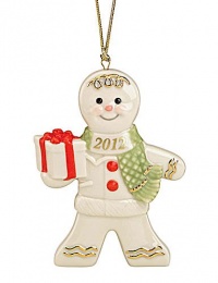 Lenox 2012 Delicious Delivery Gingerbread Ornament