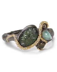 Tap into your rock-chic side with Alexis Bittar's stone-encrusted bangle. Go for boulder and wear this textured accent to offset this season's lush leathers.