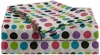 Divatex Home Fashions Jumbo Dots Sheet Set, Multi/White, Twin