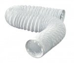 Dundas Jafine FD420ZW Flexible White Vinyl Duct, 4-Inches by 20-Feet