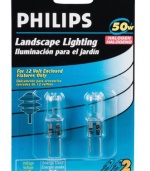 Philips Landscape Lighting 50-Watt 12-Volt GY6.35 Base T4 2 Pack