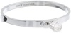 Juicy Couture Delivery 1 Key Items Silver Skinny Padlock Hinge Bangle Bracelet, 2.4