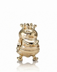 PANDORA's cute queen bee charm boasts a gleaming crown.