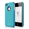 elago S4 Slim Fit Case for iPhone 4/4S with Logo Protection Film Included Soft Feeling - SF Antique Blue