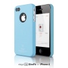 elago S4 Slim Fit Case for AT&T and Verizon iPhone 4  (Soft Feeling) - SF Pastel Blue + Logo Protection Film included