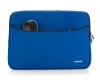 iPearl 13-inch Soft Neoprene Sleeve Case for MacBook & UltraBook laptop (built-in external pocket) - BLUE