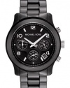 Michael Kors Women's MK5162 Black Ceramic Runway Watch