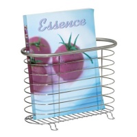 InterDesign Forma Ultra Magazine Holder, Brushed Stainless Steel