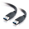 C2G / Cables to Go 54170 USB 3.0 A Male to A Male Cable (1 Meter/3.2 Feet, Black)