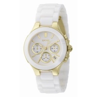 DKNY Ceramic Bracelet Chronograph White Dial Women's watch #NY4913