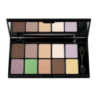 NYX Cosmetics Eye Shadow Palette 10 Color, Eye Color Brown, 0.49-Ounce