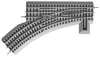 Lionel 6-12017 FasTrack O36 Manual Switch Left Hand