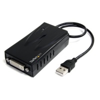 StarTech.com USB to DVI External Video Dual or Multi Monitor Video Card Adapter - 1920x1200 -  USB to DVI Graphics Adapter M/F