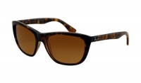 Ray-Ban RB4154 Highstreet Polarized Lifestyle Sunglasses/Eyewear - Light Havana/Brown Gradient / Size 57mm