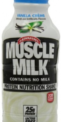 CytoSport Muscle Milk Ready-to-Drink Shake, Vanilla Creme, 12 - 14 Ounce Containers