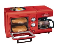 Nostalgia Electrics BSET100CR 3 in 1 Breakfast Station