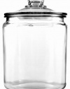 Anchor Hocking Half-Gallon Heritage Hill Glass Jar w/Cover