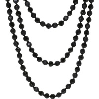 Carolee 7210mm Prl Rope Necklace (Jet)