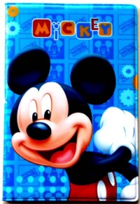 Mickey Mouse Fist in Air Passport Cover ~ Travel No More Bent Passport Corners