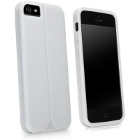 BoxWave Gummy Pixel Apple iPhone 5 Case - Frosted Clear