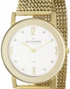 Skagen Women's 39LGG1 Steel Gold Stretch Mesh Watch