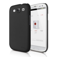 elago G5 Slim Fit Case for Galaxy S3 (Fits Verizon, AT&T, T-Mobile, Sprint and other Carriers) - Soft Feeling Black - ECO PACK