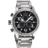 Nixon 42-20 Chronograph Black Dial Stainless Steel Mens Watch A037000