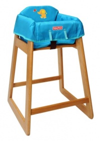 Fisher-Price Precious Planet Portable High Chair Cover, Blue