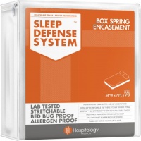 Hospitology Sleep Defense System Bed Bug Proof Box Spring Encasement, Full