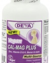 Deva Vegan Vitamins Calcium, Magnesium Plus  90 Tablets (Pack of 2)