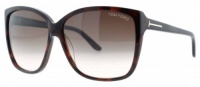 Tom Ford Lydia FT0228 Sunglasses - 52F Havana (Brown Gradient Lens) - 61mm