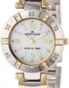 Anne Klein Women's 109467MPTT Swarovski Crystal Mother-of-Pearl Dial and Two-tone Bracelet Watch