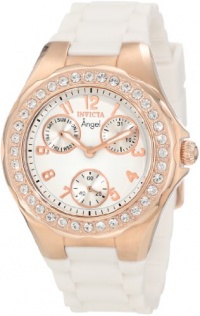 Invicta Women's 1646 Angel Jelly Fish Crystal Accented White Dial Watch