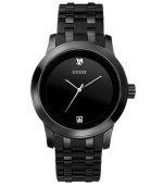 Simplicity stuns on this ultra-sleek watch by GUESS.